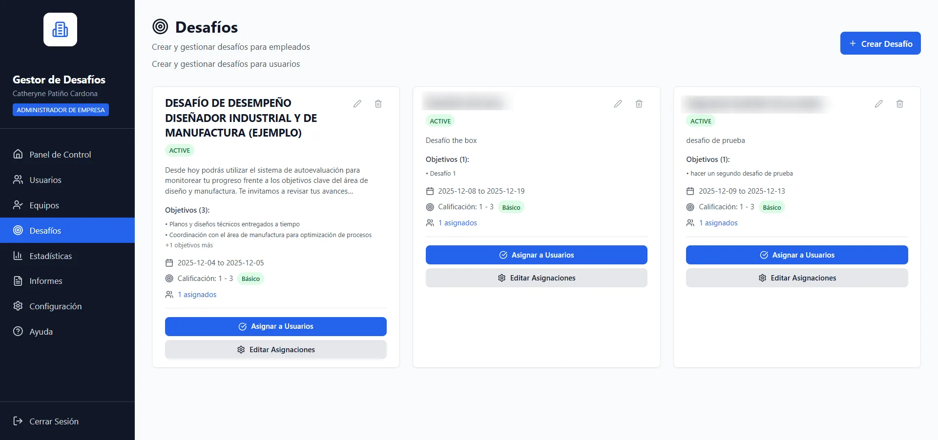 Challenge Management